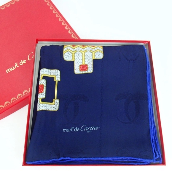 Cartier Jewelry Pattern Silk Scarf 🤩